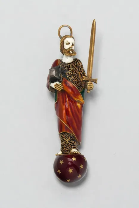 Framed Print : Figure of Saint Paul, Italy, 1863 / 1876. Creator: Salomon Weininger Framed Print : Figure of Saint Paul, Italy, 1863 / 1876. Creator: Salomon Weininger