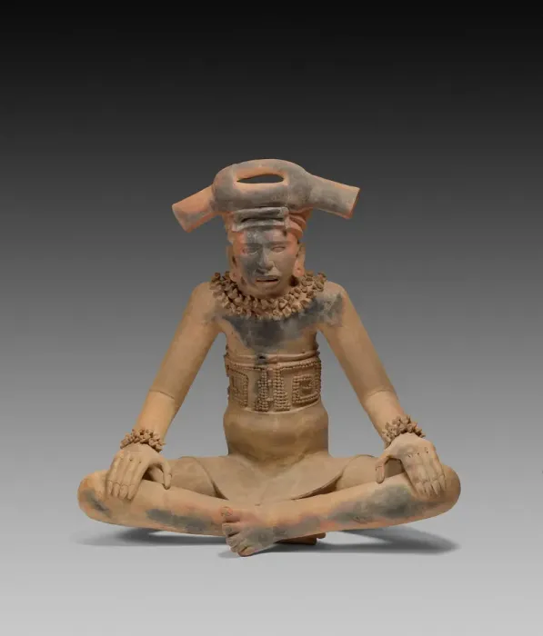 Framed Print : Figure of a Seated Leader, A. D. 300 / 600. Creator: Unknown Framed Print : Figure of a Seated Leader, A. D. 300 / 600. Creator: Unknown