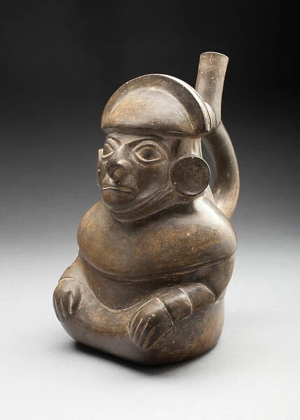 Figure of a Seated Official, c. A. D. 400. Creator: Unknown