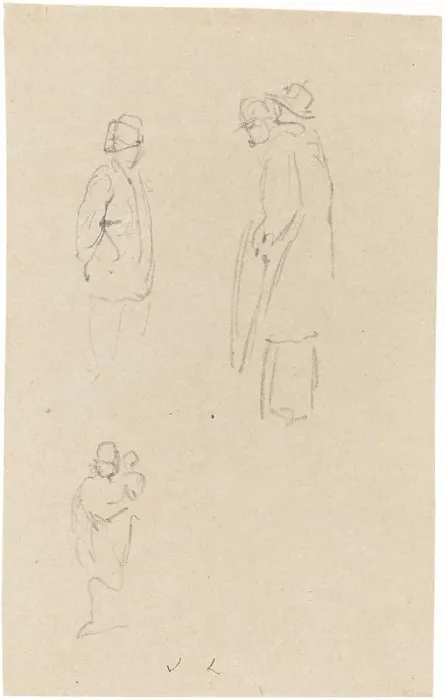 Framed Print : Figure Studies. Creator: John Linnell Framed Print : Figure Studies. Creator: John Linnell