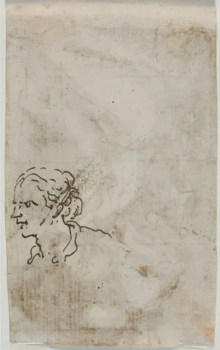 Framed Print : Figure Studies (verso), c. 1640-1649. Creator: Salvator Rosa (Italian, 1615-1673) Framed Print : Figure Studies (verso), c. 1640-1649. Creator: Salvator Rosa (Italian, 1615-1673)