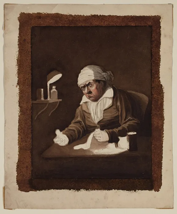 Framed Print : Figure Study, c1820-1865. Creator: David Claypoole Johnston Framed Print : Figure Study, c1820-1865. Creator: David Claypoole Johnston