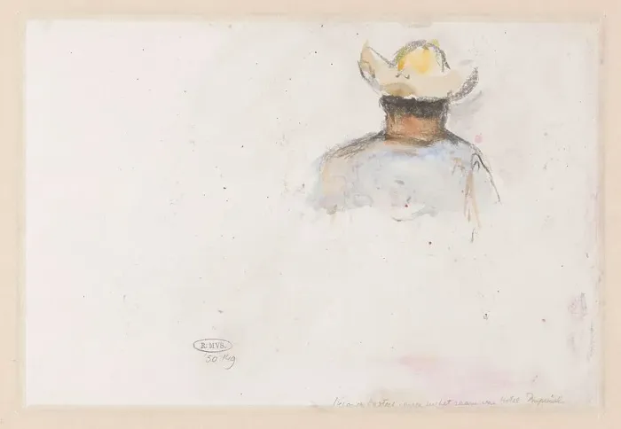 Framed Print : Figure study of a man in a hat, 1902. Creator: Carel Nicolaas Storm Framed Print : Figure study of a man in a hat, 1902. Creator: Carel Nicolaas Storm