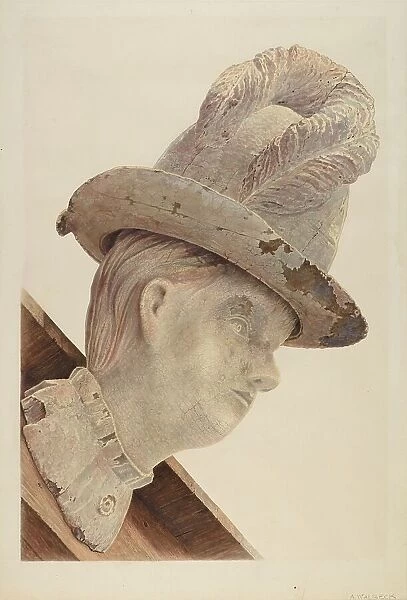 Figurehead, 1935 / 1942. Creator: Alfred Walbeck
