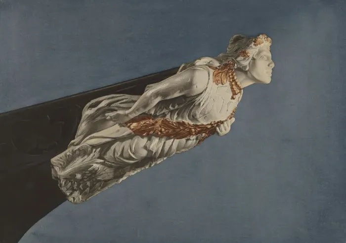 Framed Print : Figurehead, 1935 / 1942. Creator: Unknown Framed Print : Figurehead, 1935 / 1942. Creator: Unknown