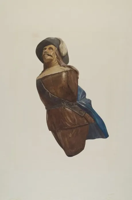 Framed Print : Figurehead, c. 1936. Creator: Lucille Chabot Framed Print : Figurehead, c. 1936. Creator: Lucille Chabot