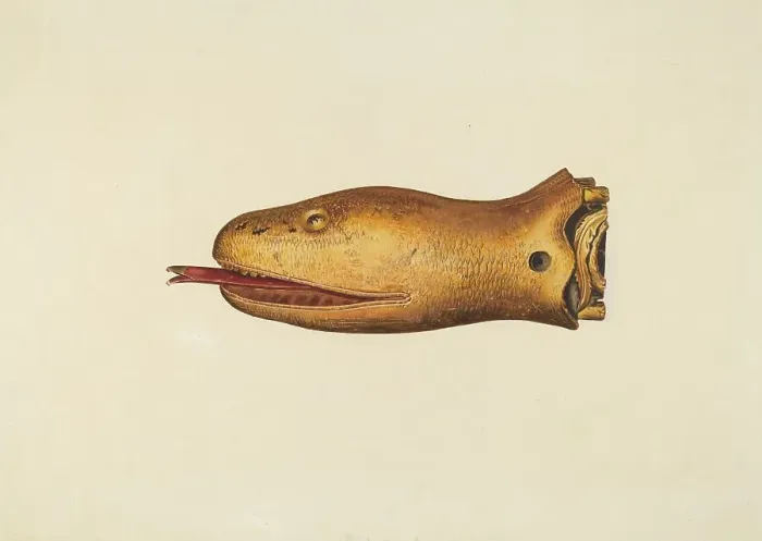 Framed Print : Figurehead from the Diadem, c. 1938. Creator: Hazel Hyde. Figurehead from the Diadem, c. 1938. Creator: Hazel Hyde Framed Print : Figurehead from the Diadem, c. 1938. Creator: Hazel Hyde. Figurehead from the Diadem, c. 1938. Creator: Hazel Hyde