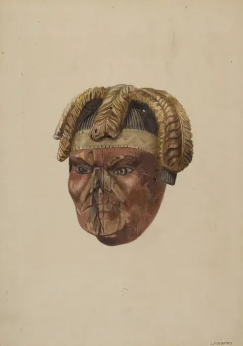 Framed Print : Figurehead S. S. Robert Fulton, 1935 / 1942. Creator: Louis Plogsted Framed Print : Figurehead S. S. Robert Fulton, 1935 / 1942. Creator: Louis Plogsted