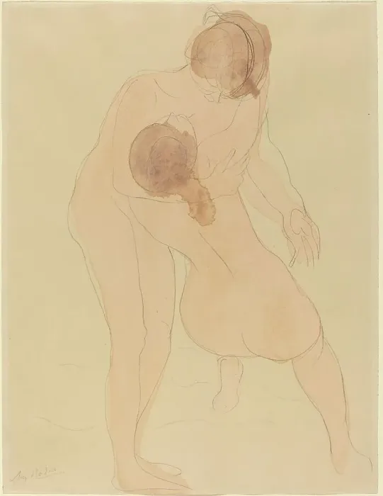 Framed Print : Two Figures, c. 1905. Creator: Auguste Rodin Framed Print : Two Figures, c. 1905. Creator: Auguste Rodin