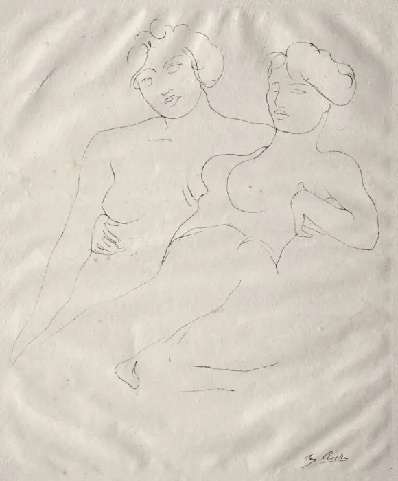 Framed Print : Two Figures. Creator: Auguste Rodin (French, 1840-1917) Framed Print : Two Figures. Creator: Auguste Rodin (French, 1840-1917)