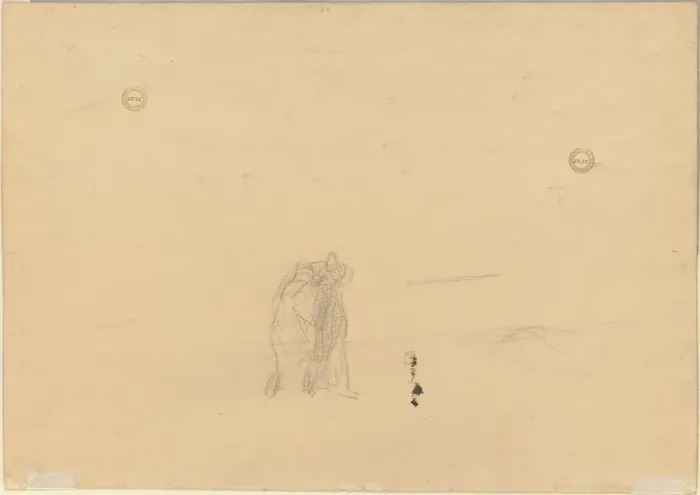 Framed Print : Figures in a Landscape (verso), c. 1919. Creator: Jean Louis Forain (French, 1852-1931) Framed Print : Figures in a Landscape (verso), c. 1919. Creator: Jean Louis Forain (French, 1852-1931)