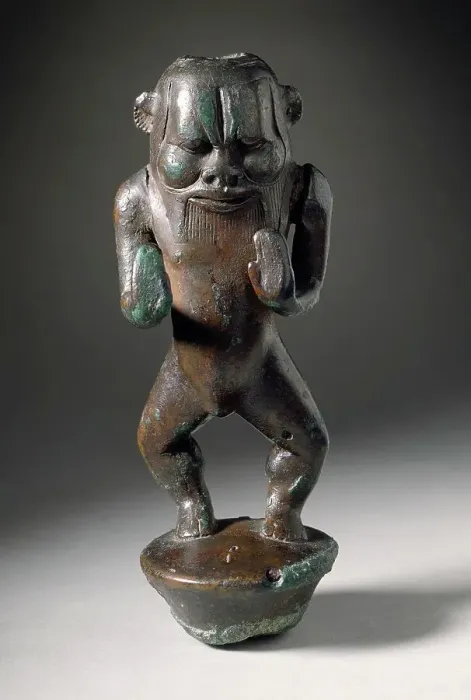 Framed Print : Figurine of the God Bes, 711-657 B.C.. Creator: Unknown Framed Print : Figurine of the God Bes, 711-657 B.C.. Creator: Unknown