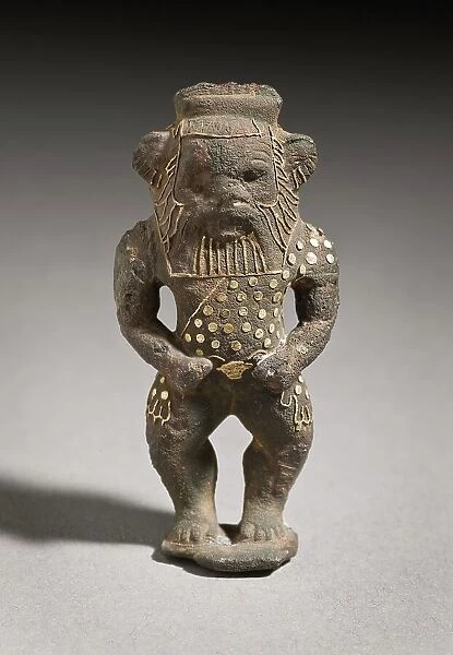 Figurine of the God Bes, Third Intermediate Period (1081-711 B.C.). Creator: Unknown