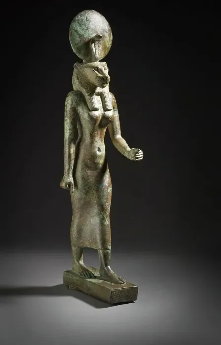 Framed Print : Figurine of the Goddess Wadjet, between c.664 and c.525 B.C.. Creator: Unknown Framed Print : Figurine of the Goddess Wadjet, between c.664 and c.525 B.C.. Creator: Unknown