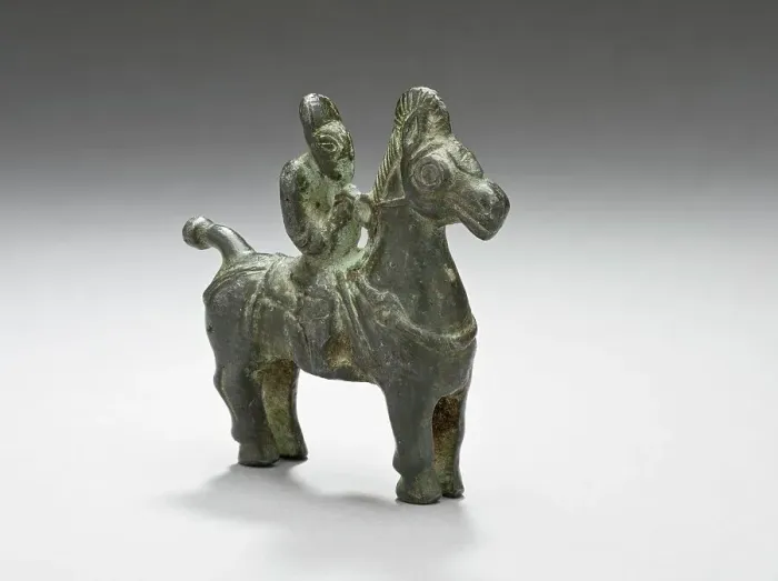 Framed Print : Figurine, Han dynasty. Creator: Unknown Framed Print : Figurine, Han dynasty. Creator: Unknown