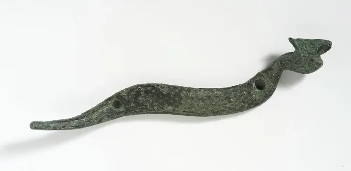 Framed Print : Figurine of the Horned Viper Hieroglyph, Ptolemaic Period (332-30 BCE) or earlier. Creator: Unknown Framed Print : Figurine of the Horned Viper Hieroglyph, Ptolemaic Period (332-30 BCE) or earlier. Creator: Unknown