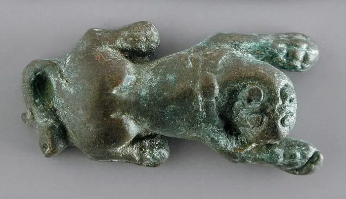Framed Print : Figurine of Seated Lion with Turned Head, Late Roman Period-early Islamic Period (400-800 CE)... Creator: Unknown Framed Print : Figurine of Seated Lion with Turned Head, Late Roman Period-early Islamic Period (400-800 CE)... Creator: Unknown