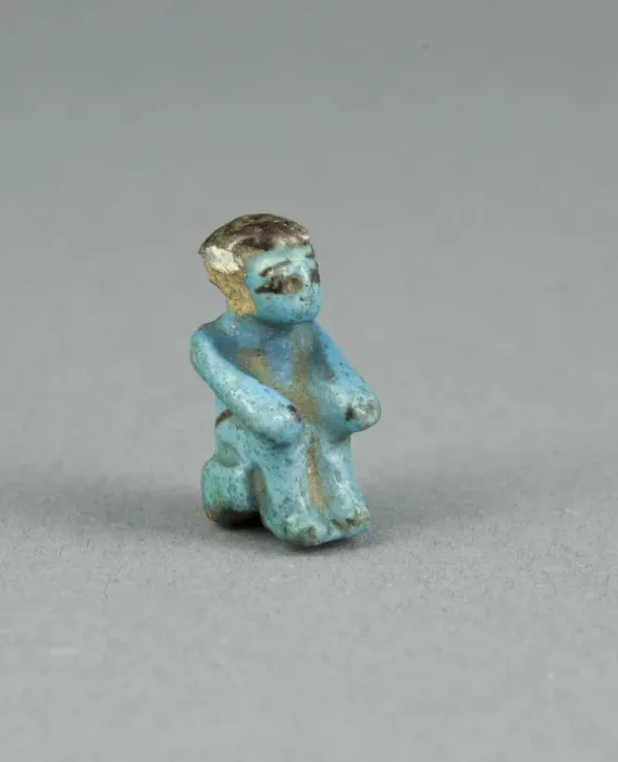 Framed Print : Figurine of a Seated Man, Egypt, Middle Kingdom? (about 2055-1650 BCE). Creator: Unknown Framed Print : Figurine of a Seated Man, Egypt, Middle Kingdom? (about 2055-1650 BCE). Creator: Unknown