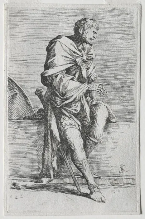 Framed Print : The Figurine Series: Figurina, 1656-57. Creator: Salvator Rosa (Italian, 1615-1673) Framed Print : The Figurine Series: Figurina, 1656-57. Creator: Salvator Rosa (Italian, 1615-1673)