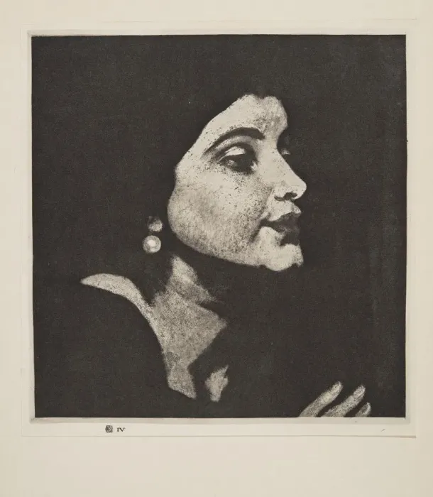 Framed Print : Filia Mundi, pub. 1925. Creator: Laura Knight (1877 - 1970) Framed Print : Filia Mundi, pub. 1925. Creator: Laura Knight (1877 - 1970)