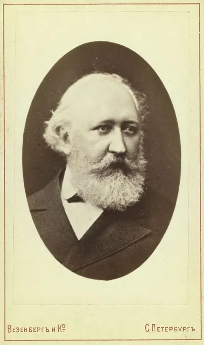Framed Print : Filipp Vasilevich Ovsiannikov, head-and-shoulders portrait, facing... between 1880 and 1886. Creator: Unknown Framed Print : Filipp Vasilevich Ovsiannikov, head-and-shoulders portrait, facing... between 1880 and 1886. Creator: Unknown