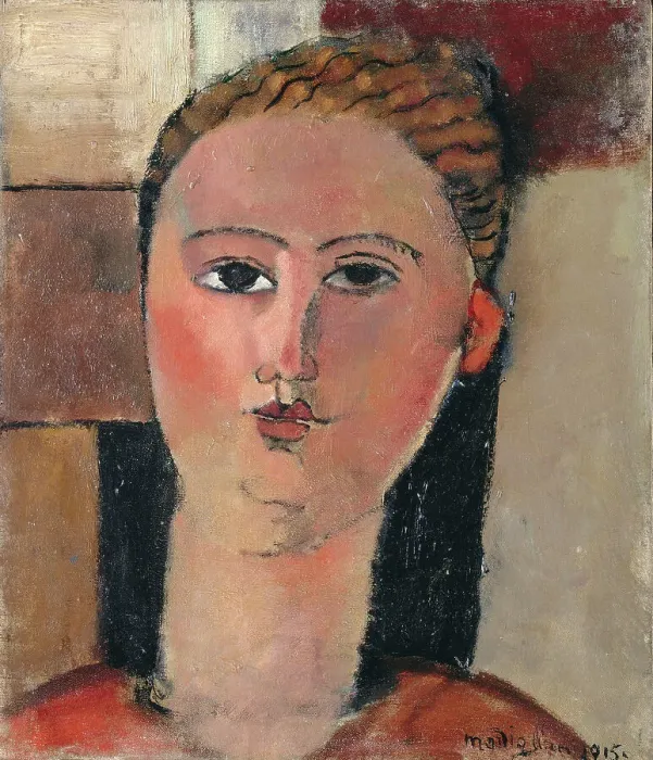 Framed Print : Fille rousse, 1915. Creator: Modigliani, Amedeo (1884-1920) Framed Print : Fille rousse, 1915. Creator: Modigliani, Amedeo (1884-1920)