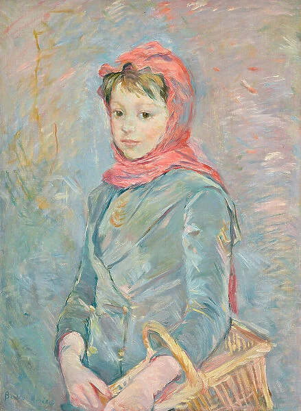 Fillette portant un panier, 1888. Creator: Morisot, Berthe (1841-1895)