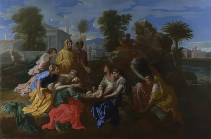 Framed Print : The Finding of Moses, 1651. Artist: Poussin, Nicolas (1594-1665) Framed Print : The Finding of Moses, 1651. Artist: Poussin, Nicolas (1594-1665)
