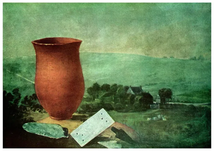 Framed Print : Finds from a Breaker barrow, 1814 (1956)