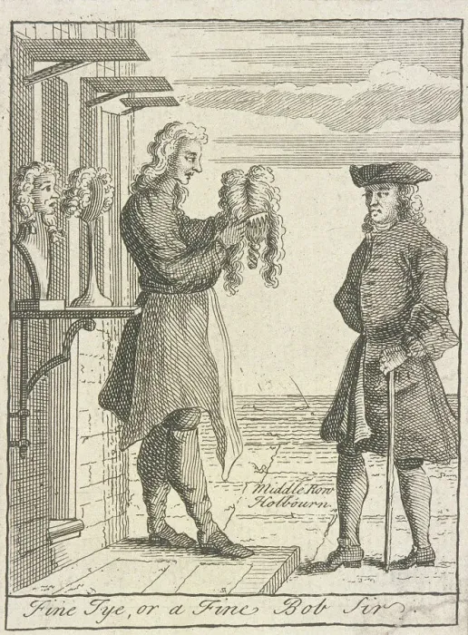 Framed Print : Fine Tye, or a Fine Bob Sir, Cries of London, (c1688?) Framed Print : Fine Tye, or a Fine Bob Sir, Cries of London, (c1688?)
