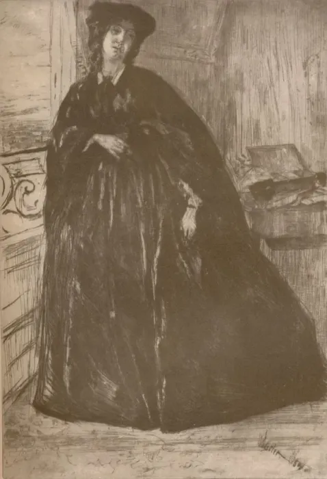 Framed Print : Finette, 1859, (1904). Artist: James Abbott McNeill Whistler