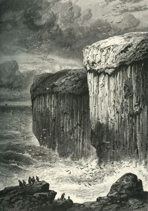 Framed Print : Fingals Cave, Staffa, c1870 Framed Print : Fingals Cave, Staffa, c1870