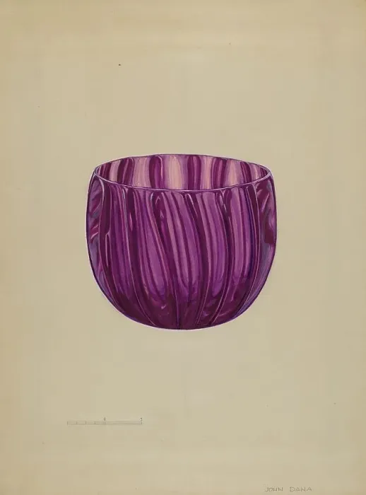 Framed Print : Finger Bowl, c. 1936. Creator: John Dana Framed Print : Finger Bowl, c. 1936. Creator: John Dana