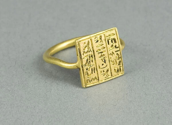 Finger Ring, Egypt, Probably Ptolemaic Period (332-30 BCE). Creator: Unknown
