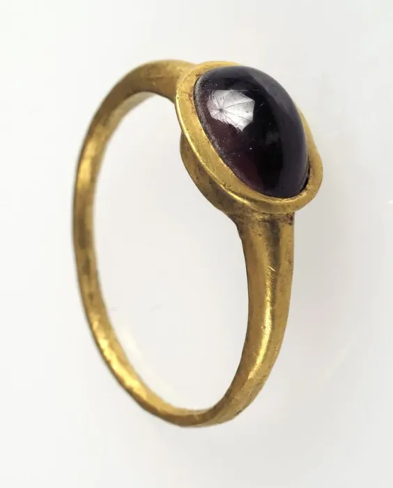 Framed Print : Finger Ring, Frankish, 7th century. Creator: Unknown Framed Print : Finger Ring, Frankish, 7th century. Creator: Unknown