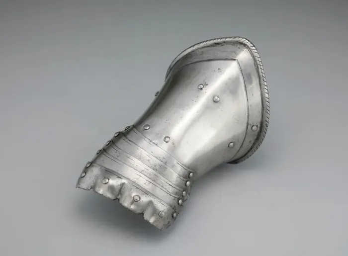 Framed Print : Fingered Gauntlet for the Left Hand, Milan, c. 1570 / 1600. Creator: Unknown Framed Print : Fingered Gauntlet for the Left Hand, Milan, c. 1570 / 1600. Creator: Unknown
