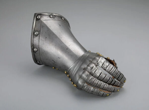 Fingered Gauntlet for the Right Hand, Flanders, c. 1600  /  20. Creator: Unknown