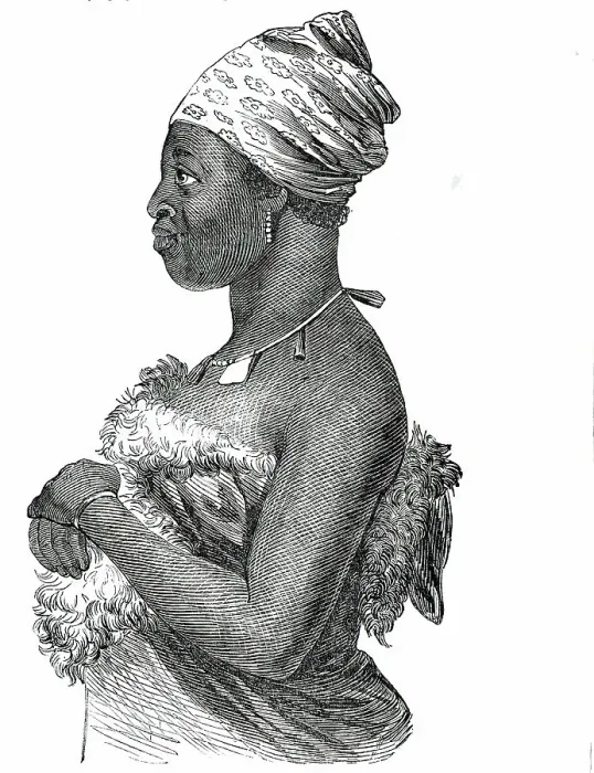 Framed Print : Fingoe Woman, 1850. Creator: Unknown Framed Print : Fingoe Woman, 1850. Creator: Unknown