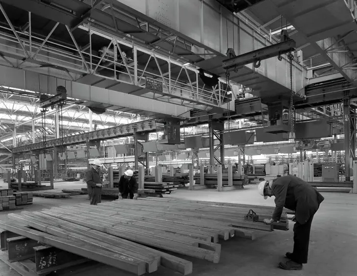 Framed Print : Finished steel in a warehouse, Sheffield, South Yorkshire, 1963. Artist: Michael Walters Framed Print : Finished steel in a warehouse, Sheffield, South Yorkshire, 1963. Artist: Michael Walters