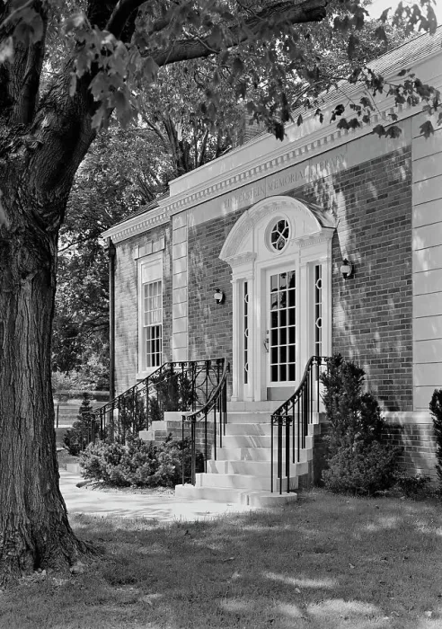 Framed Print : Finkelstein Memorial Library, Spring Valley, New York, 1941. Creator: Gottscho-Schleisner, Inc Framed Print : Finkelstein Memorial Library, Spring Valley, New York, 1941. Creator: Gottscho-Schleisner, Inc