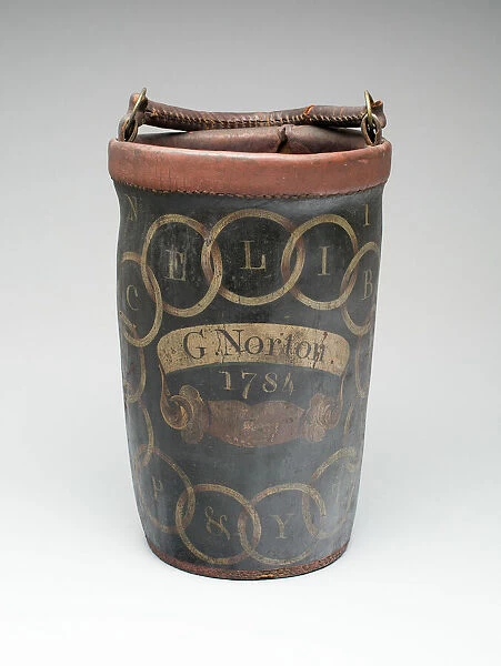 Fire Bucket, 1784. Creator: Unknown