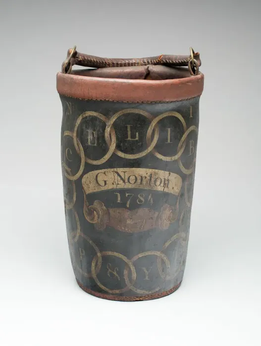 Framed Print : Fire Bucket, 1784. Creator: Unknown