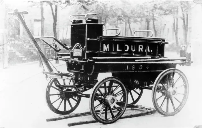 Framed Print : Fire Engine, 1904. Creator: Unknown Framed Print : Fire Engine, 1904. Creator: Unknown