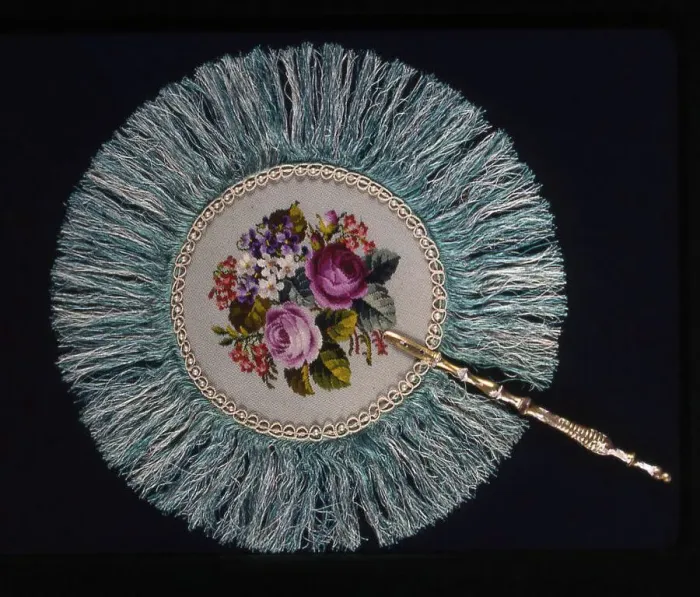 Framed Print : Fire Fan, England, Late 19th century. Creator: Unknown Framed Print : Fire Fan, England, Late 19th century. Creator: Unknown