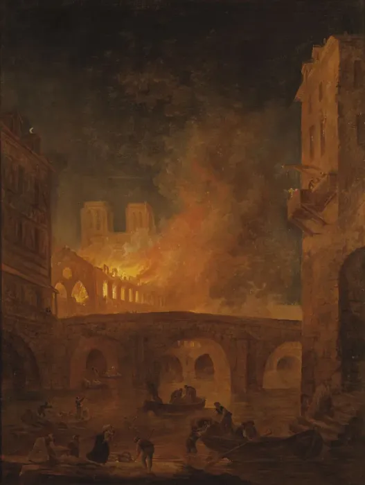 Framed Print : The Fire of Hotel-Dieu in Paris, 1772 Framed Print : The Fire of Hotel-Dieu in Paris, 1772