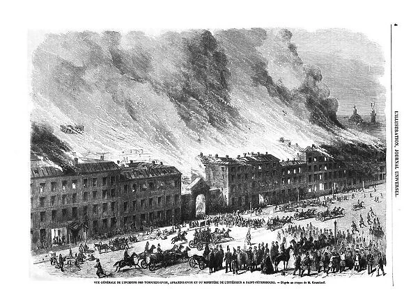 Fire in Saint Petersburg, May 1862, 1862