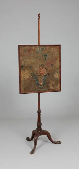 Framed Print : Fire Screen, 1760 / 85. Creator: Unknown Framed Print : Fire Screen, 1760 / 85. Creator: Unknown