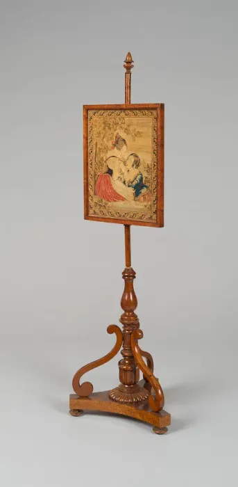 Framed Print : Fire Screen, 1821 / 40. Creator: Unknown Framed Print : Fire Screen, 1821 / 40. Creator: Unknown