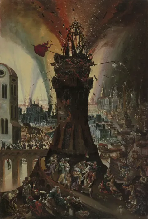 Framed Print : The Fire of Troy. Creator: Pieter Schoubroeck Framed Print : The Fire of Troy. Creator: Pieter Schoubroeck