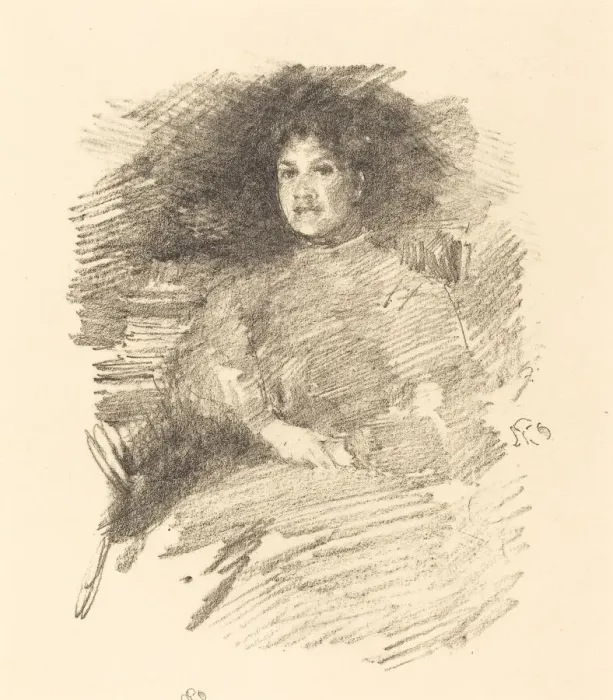 Framed Print : Firelight, 1896. Creator: James Abbott McNeill Whistler Framed Print : Firelight, 1896. Creator: James Abbott McNeill Whistler